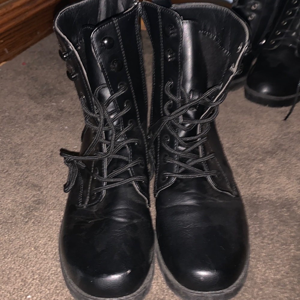 Black boots